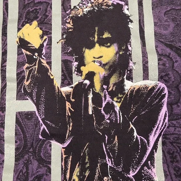Vintage 1985 Prince and the Revolution Shirt World Tour Size M Single Stitch - Picture 4 of 9